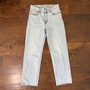 Calvin Klein Signature 90s Straight Denim Jean size 28 Y2K Vtg Mom Jeans
